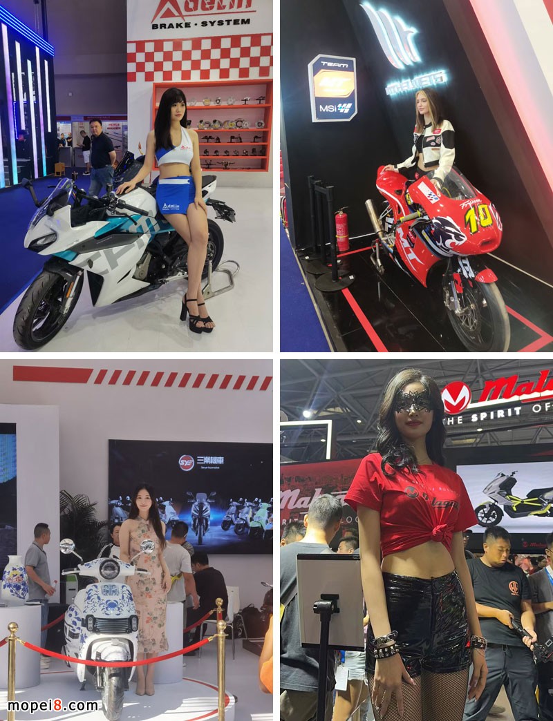 2023中國(guó)摩博會(huì)機(jī)車美女模特